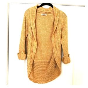 Mustard/ cream colored sweater